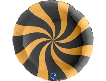 Candy Swirl Gold/Black - 18 inch - Grabo