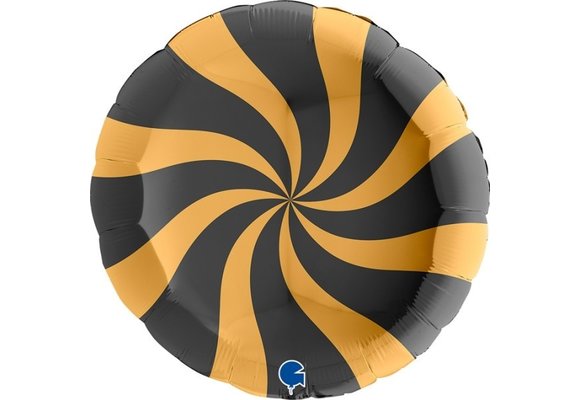 Candy Swirl Gold/Black - G18"/45cm