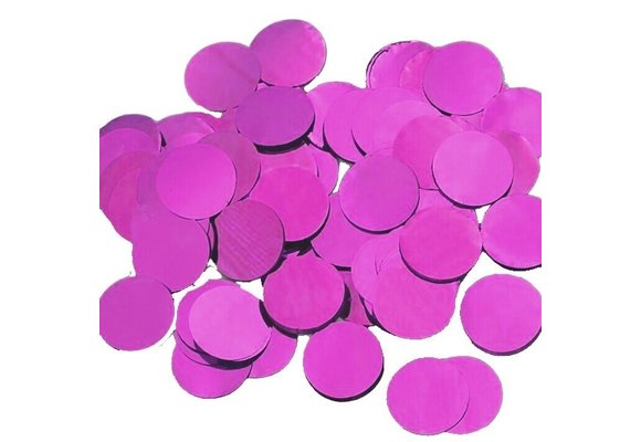 Confetti 15mm - Metallic Fuchsia - 100gr