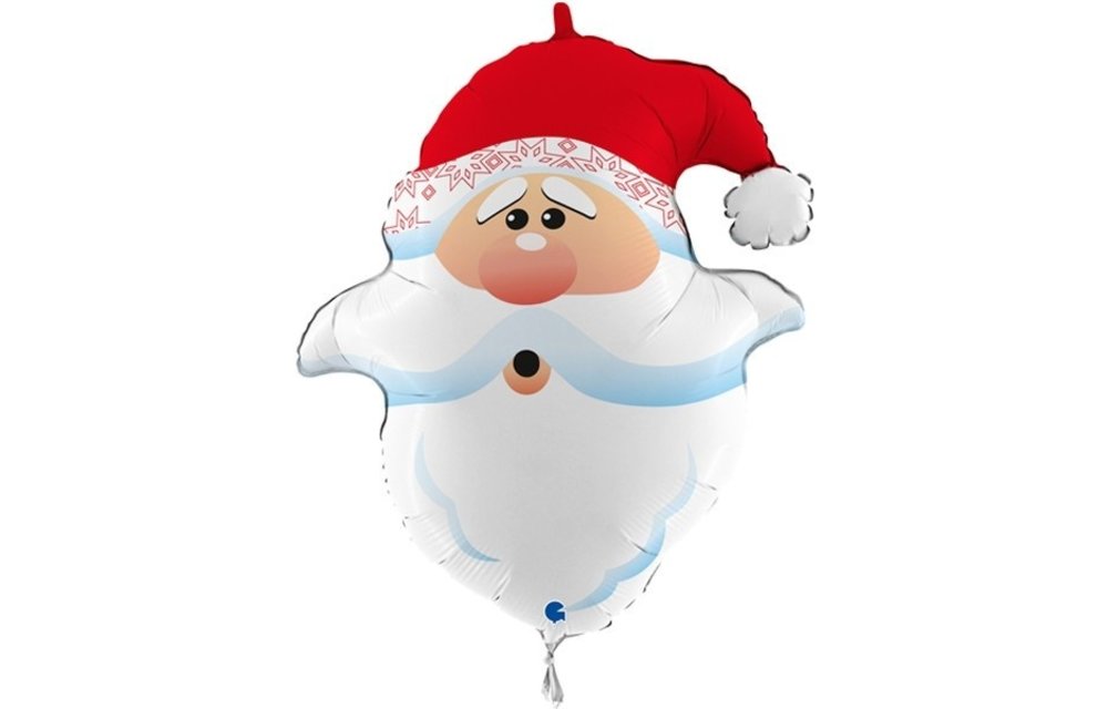 SALE > Curious Santa /Kerstman Hoofd - 26 inch - Grabo