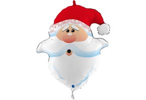 SALE > Curious Santa /Kerstman Hoofd - 26 inch - Grabo