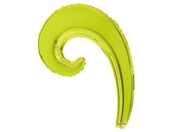 SALE > Spiral Limegreen - 20"/49cm - 10 stuks