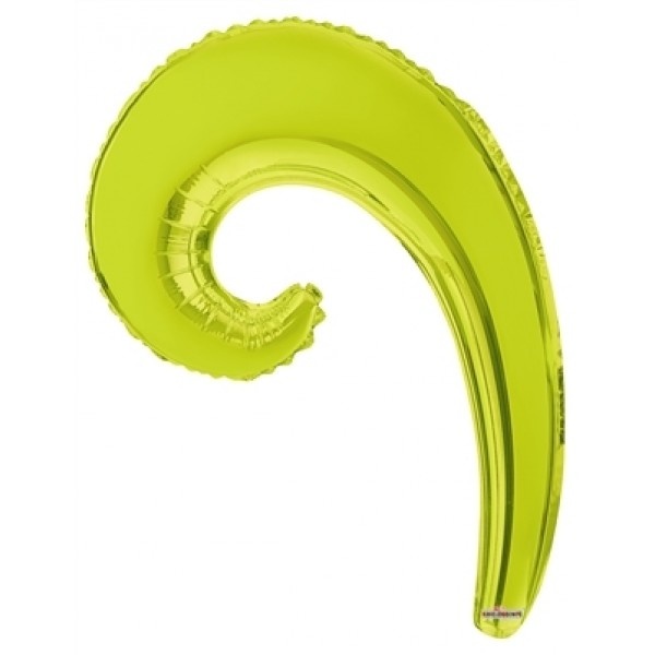 Spiral Limegreen - 20"/49cm - 10 stuks