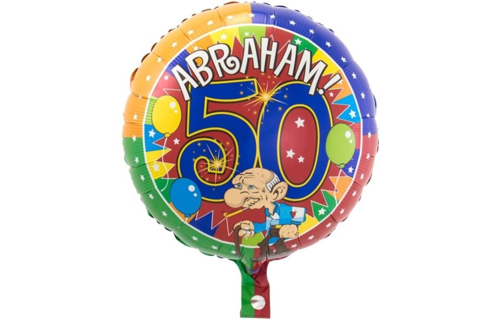 Abraham - 50 jaar - 18 inch