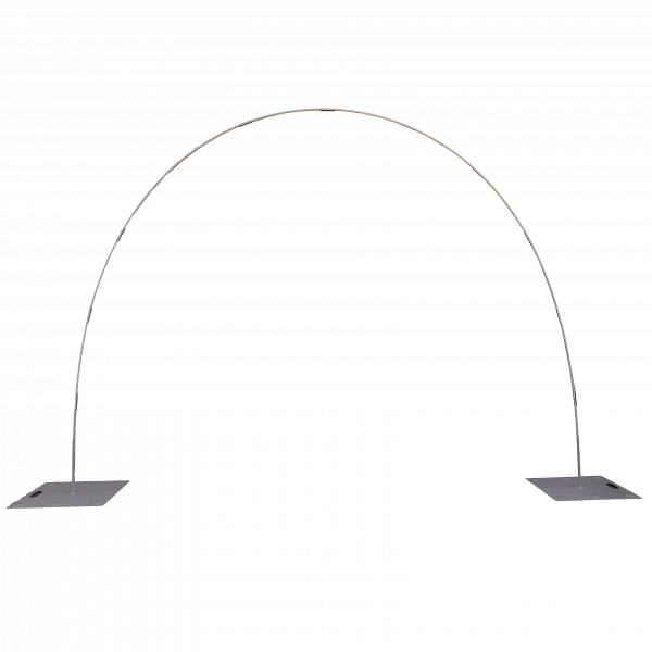 Big Metal Balloon Arch - White -