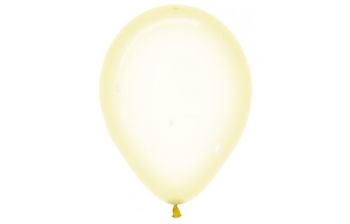 Sempertex 12 inch  - Crystal Pastel Yellow 321 - 50 Stuks