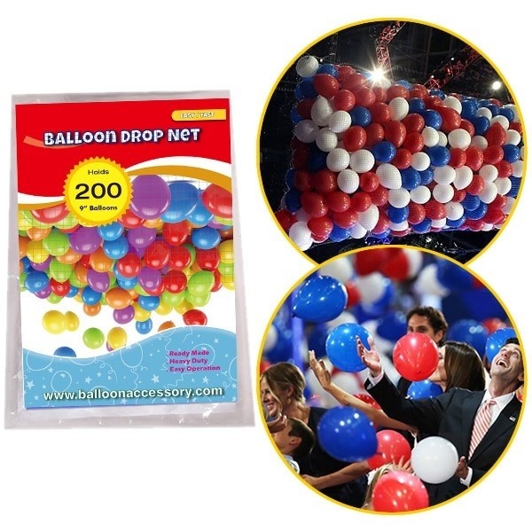 Drop Net voor 200 x 9"ballonnen
