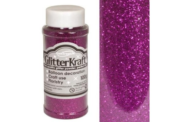 Glitter - Fuchsia - 100gr