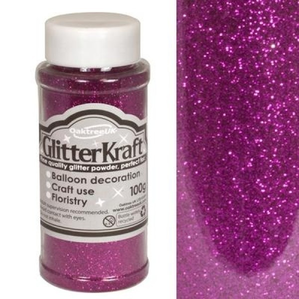 Glitter - Fuchsia - 100gr