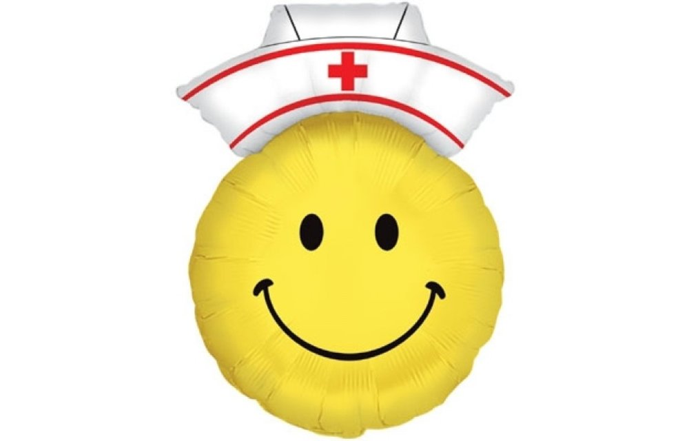 Smile face Nurse - 71cm - Betallic