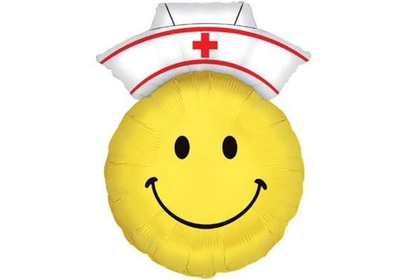 Smile face Nurse - 71cm - Betallic