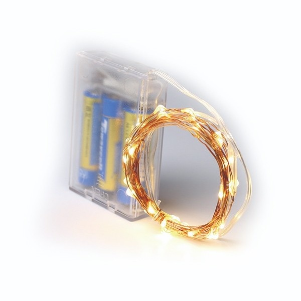 LED Lights 3M - WHITE TWINKLING (excl. batterij)