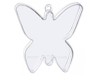 SALE > Gewicht - Butterfly - Transparant 6 stuks