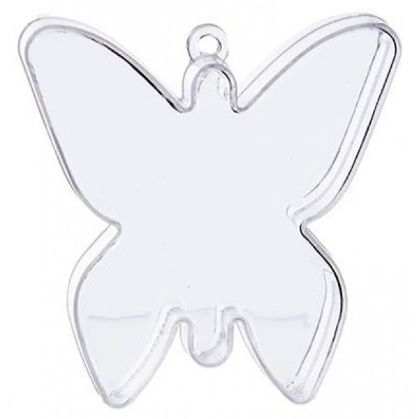 Gewicht - Butterfly - Transparant 6 stuks