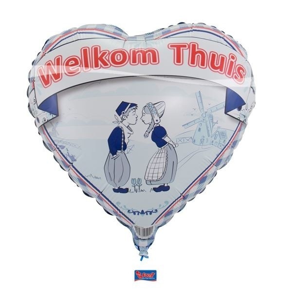 Welkom Thuis Delftsblauw - 18"/45cm