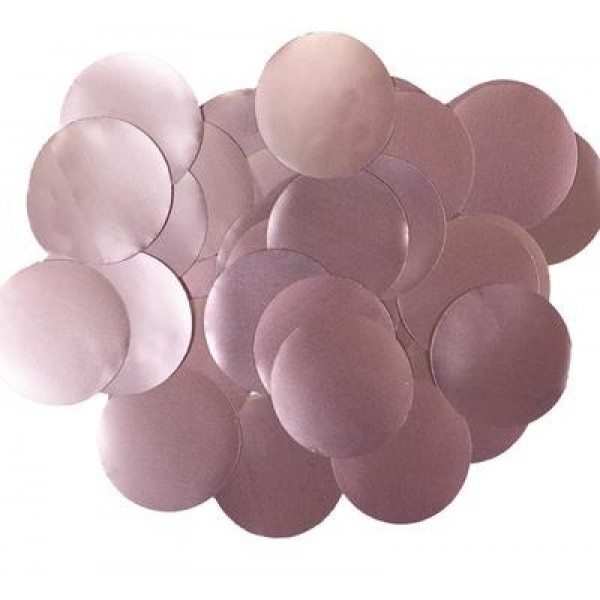 Confetti 25mm - Metallic Light Pink - 50 gram