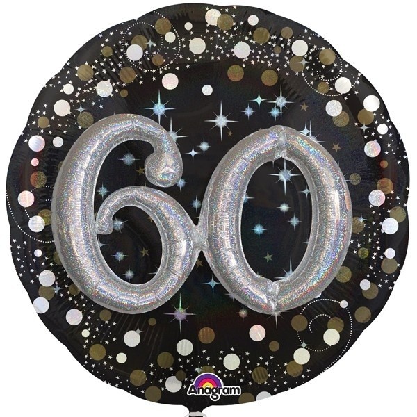 Sparkling Birthday 60 - MULTI Balloon