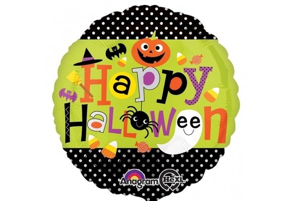 SALE > Halloween Happy Polka Dots - 18 inch - Anagram