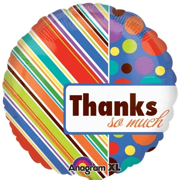Thanks So Much - 18 inch - Anagram - SUPERSALE