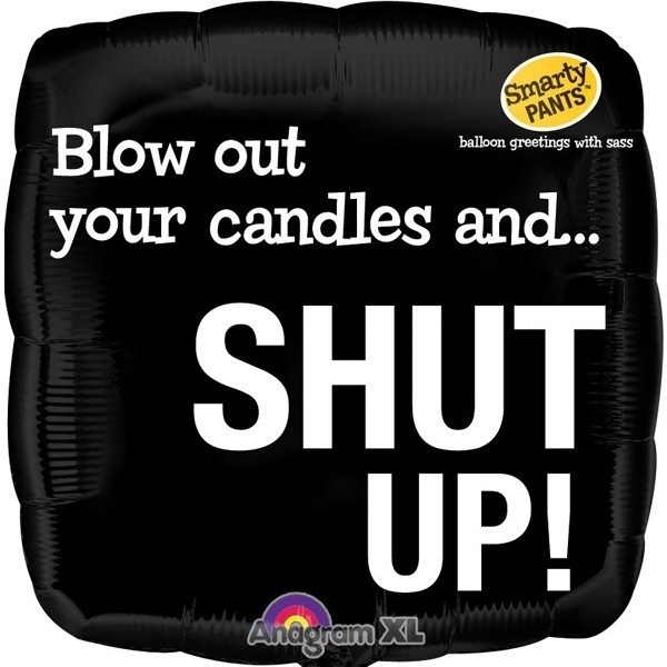 Smart - Blow Out Your Candles Birthday - 18"/45cm - SALE