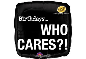 SALE > Smart - Birthday Who Cares - 18 inch.