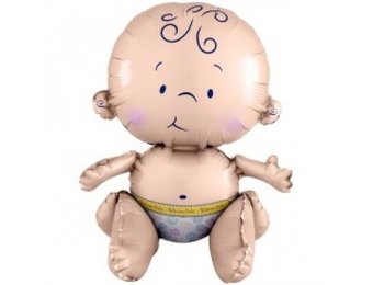 Sitting Baby - A38cm x 38cm