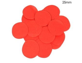 Confetti 25mm - Red - 100gr Vlamwerend