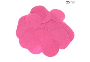 SALE > Confetti 25mm - Fuchsia - 100gr Vlamwerend