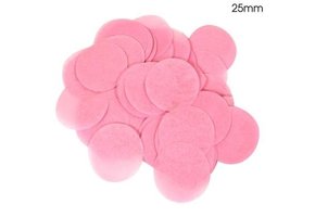 Confetti 25mm - Pink - 100gr Vlamwerend