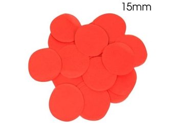 SALE > Confetti 15mm - Red - 14gr Vlamwerend