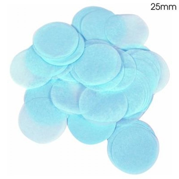 Confetti 15mm - Pale Blue - 14gr Vlamwerend