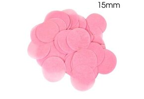 SALE > Confetti 15mm - Pink - 14gr Vlamwerend