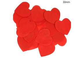Confetti 30mm - HART Red - 100gr vlamwerend