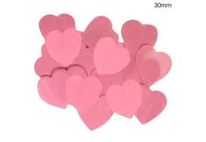 SALE > Confetti 30mm - HART Pink - 100gr vlamwerend