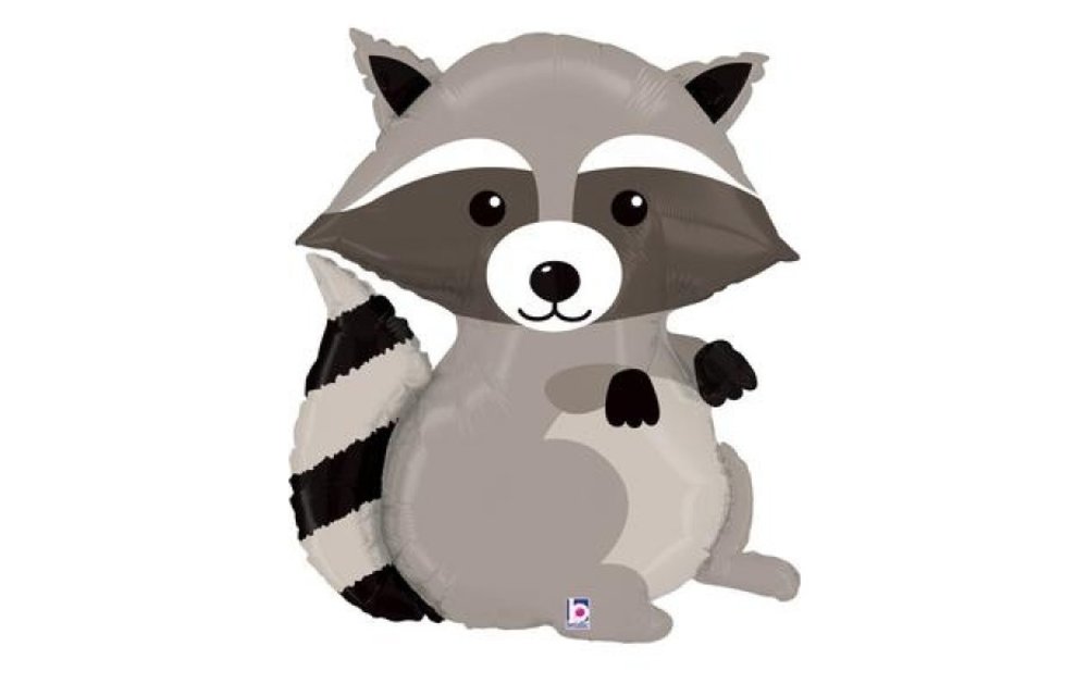 Raccoon - Woodland - 36 inch - Betallic