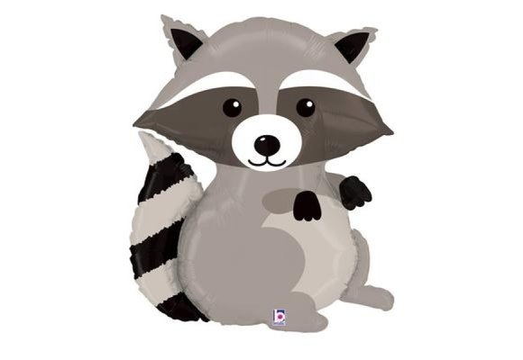 Raccoon - Woodland - 36 inch - Betallic