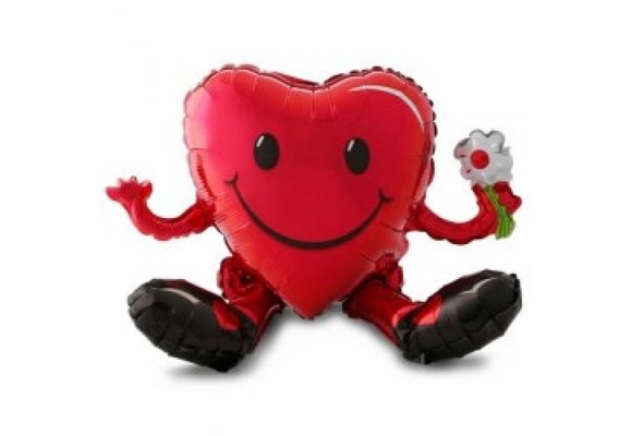 SALE > Sitting - Smiley Heart Guy - A45cm x 66cm