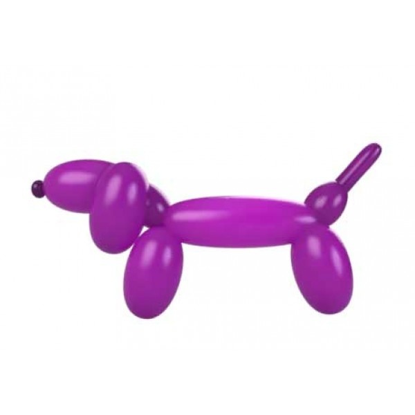 3D - Broche Ballonhondje Teckel - 6cm