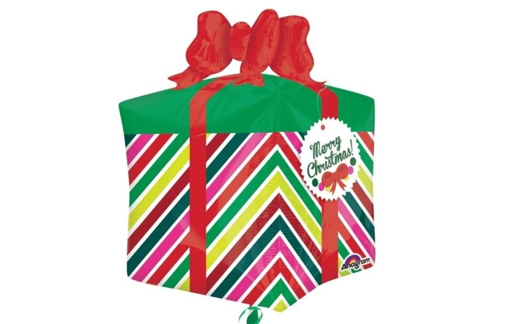 SALE > Present 3D Merry Christmas - 38cm x 38cm - Anagram