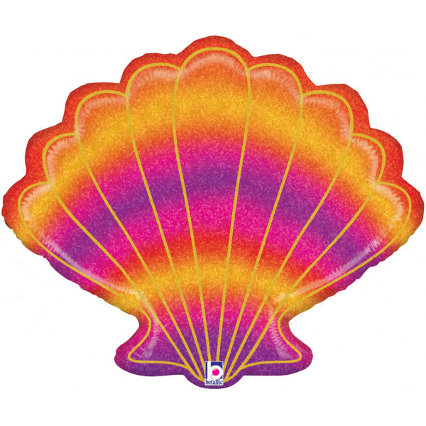 Seashell Glitter Holographic - B30"/76cm