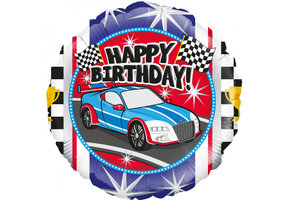 Happy Birthday Sports Car - O45cm