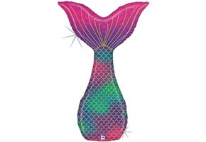 Mermaid Tail Glitter Holographic - B46"/116cm