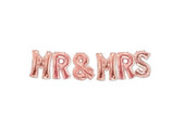 Letter Rose Gold - K34"/86cm - Mr & Mrs