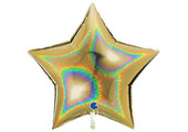Star - Glittering - Gold - 36 inch - Grabo