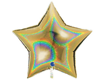 Star - Glittering - Gold - 36 inch - Grabo