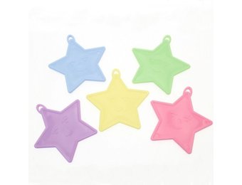 Balloon Weights - Star - Pastel - 10 Gram - 50 stuks