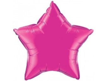 Star - Magenta - Q4"/10cm - 5 stuks