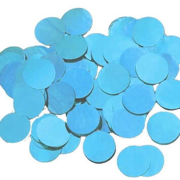 Confetti 15mm - Metallic Light Blue - 100gr