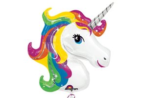 Unicorn Head Rainbow - A83cmx73cm
