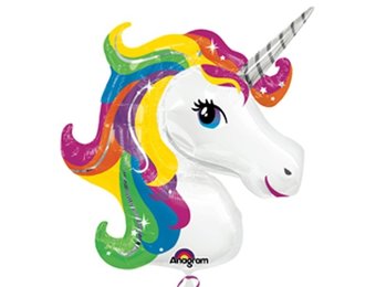 Unicorn - Head Rainbow - A83cmx73cm